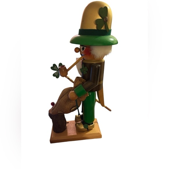 Steinbach Germany Nutcracker ST PATRICK S686 Liam Lucky Irish Leprechaun Stamped - Picture 2 of 14